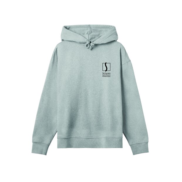 Hoodie Girly Oversize Schyren Gymnasium grau